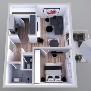 2-Zi. Neubauwohnung in Rheinsheim