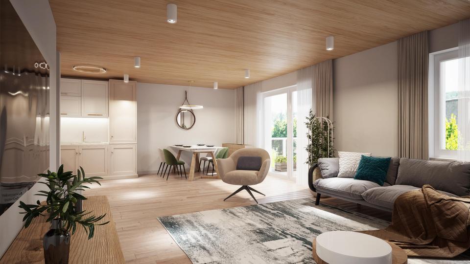 Citywohnen Murrgärten - Haus 3 oder 4 - Penthouse 01 mit 2 Dachterrassen – Bild 9