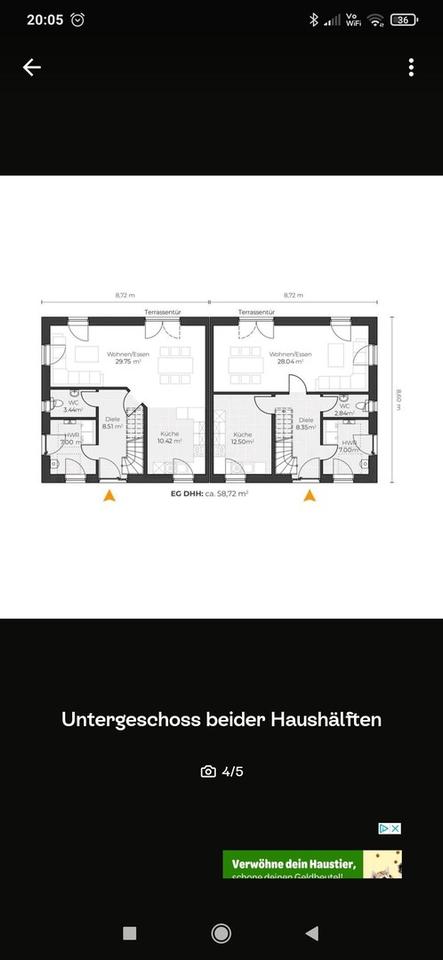 Doppelhaushälfte in Averlak schlüsselfertig zu verkaufen – Bild 11
