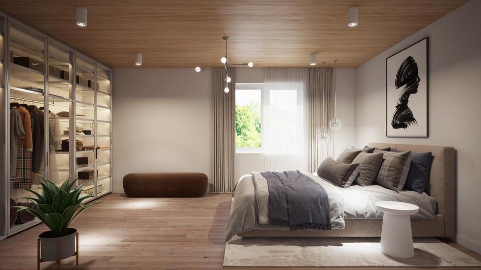 Citywohnen Murrgärten - Haus 3 oder 4 - Penthouse 01 mit 2 Dachterrassen – Bild 10