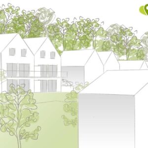 Projektiertes Baugrundstück am Meulenwald auf dem Klosterareal Föhren