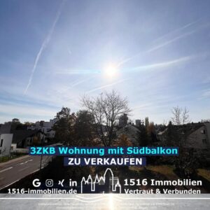 *PROVISIONSFREI* - Helle 3ZKB Wohnung mit Südbalkon