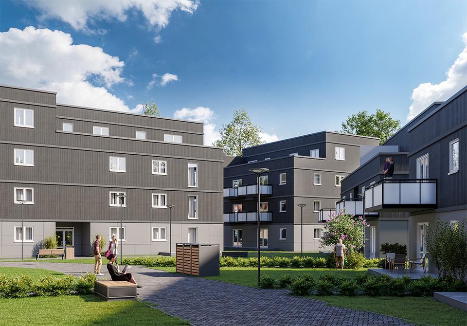 Citywohnen Murrgärten - Haus 3 oder 4 - Penthouse 01 mit 2 Dachterrassen – Bild 4