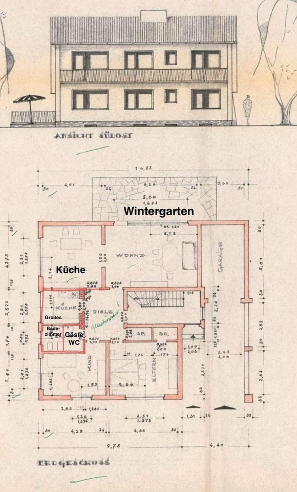 100% bezugsfrei! Mehrgenerationen Haus. Freistehend, Provisionsfrei. EFH mit ELW – Bild 36