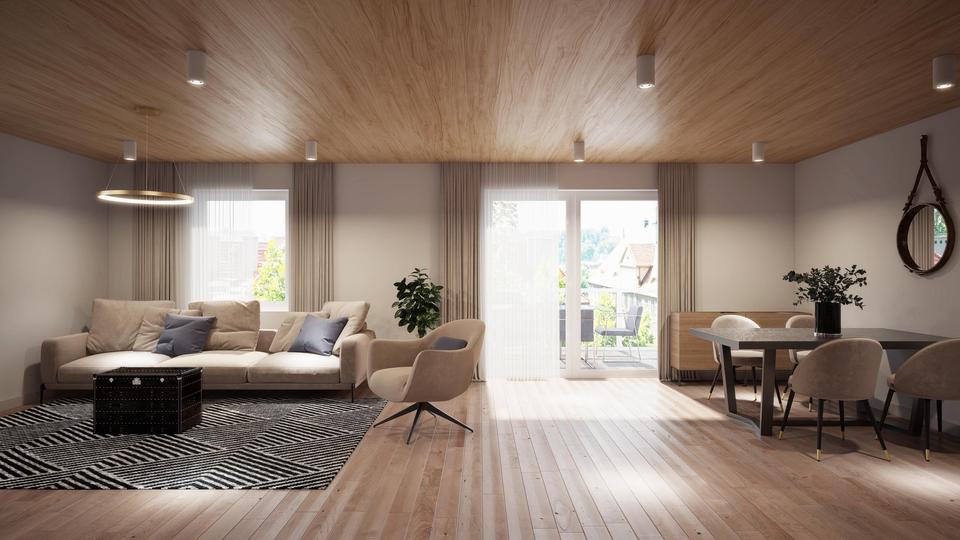 Citywohnen Murrgärten - Haus 3 oder 4 - Penthouse 01 mit 2 Dachterrassen – Bild 11