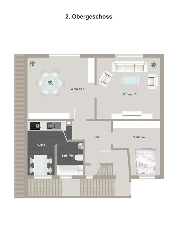Zwei attraktive Wohnungen oder eine Maisonette-Wohnung – Bild 26