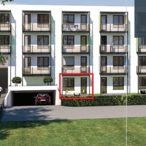 Terrassen-Apartment mit u. Einbauküche ab 01.03.2026 zu vermieten