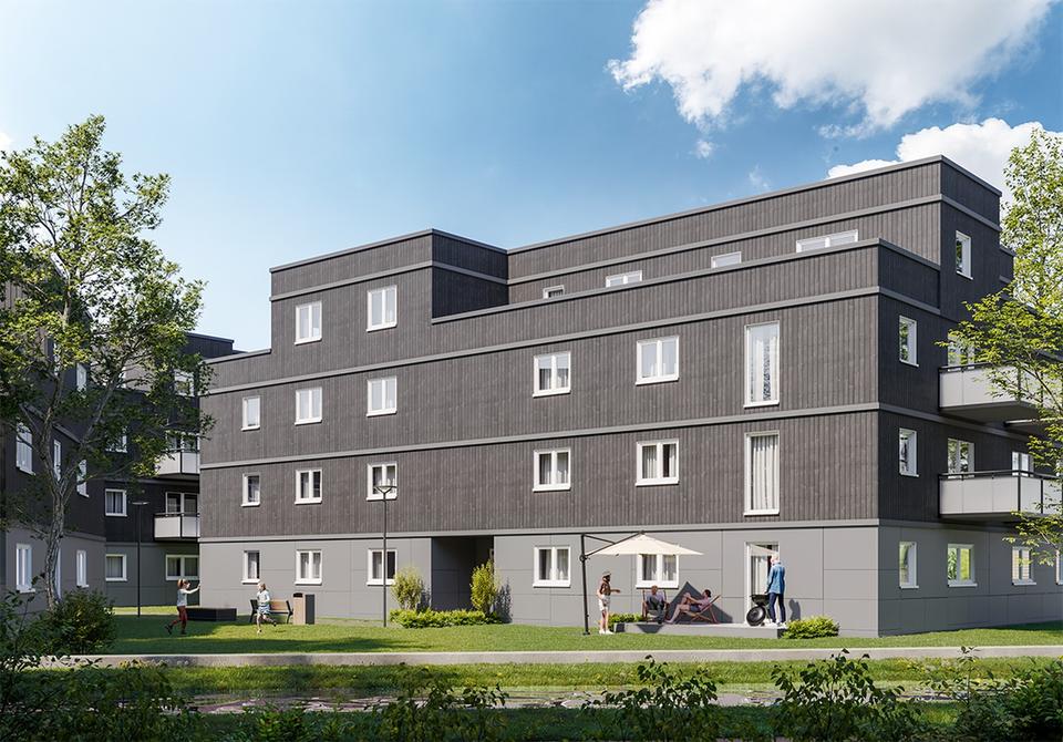 Citywohnen Murrgärten - Haus 3 oder 4 - Penthouse 01 mit 2 Dachterrassen