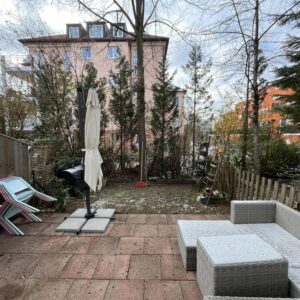 Gartenwohnung 2-Zimmer-Wohnung, zentral aber ruhig mit eigenem Eingang in Laim