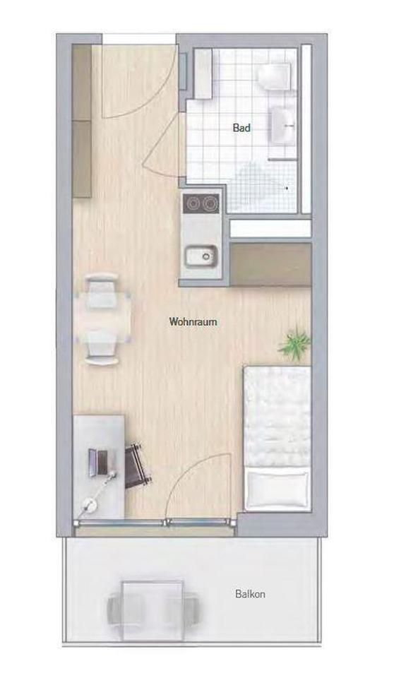 Schöne, Stilvolle möblierte 1 Zi. Wohnung ab 01.03.2026 zu vermieten – Bild 8