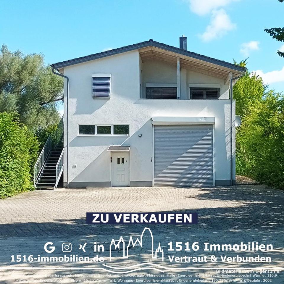 ++ Provisionsfrei ++ Halle mit heller Wohnung und großer Freifläche – Bild 5