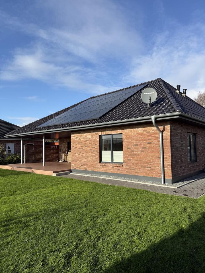 Moderner Bungalow in ruhiger Dorflage mit Weitblick, Ruhe & Nordseenähe
