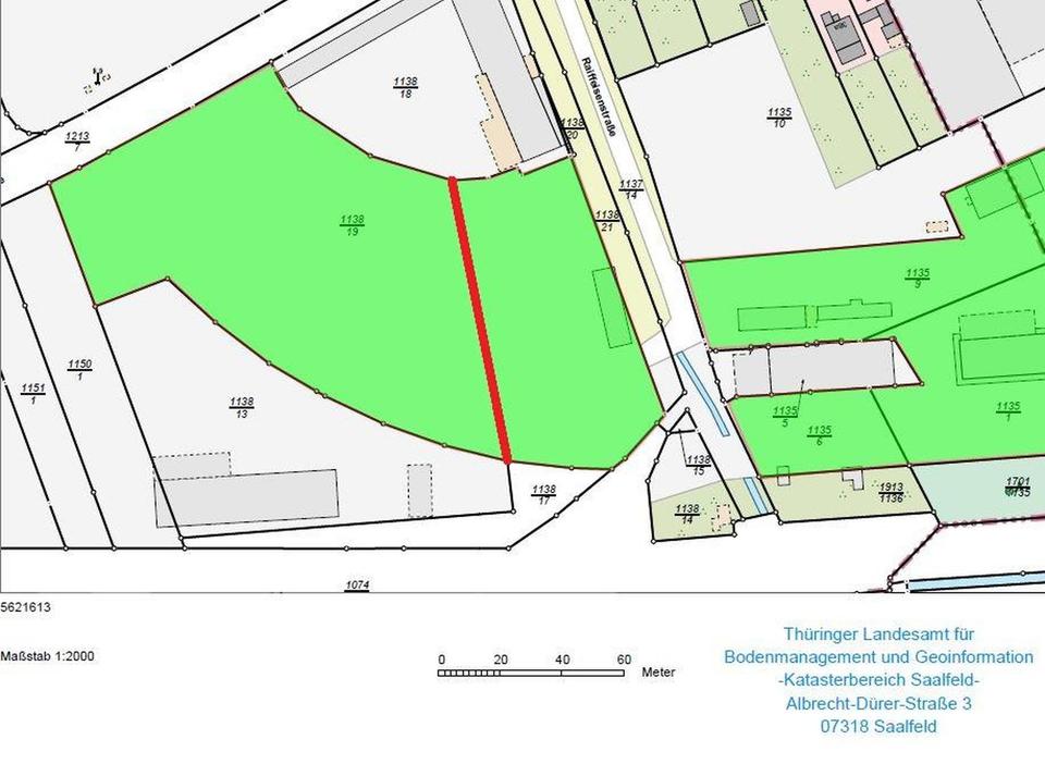 Attraktives Gewerbegrundstück mit einer Größe von 9.937 m², zentral gelegen in Rudolstadt. – Bild 9