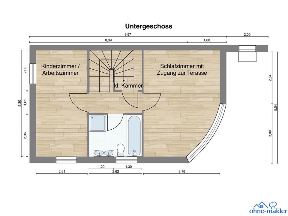 Wohnen wie im Haus: Gepflegte Maisonette-Wohnung mit Balkon, Terrasse & Garten – Provisionsfrei! – Bild 27