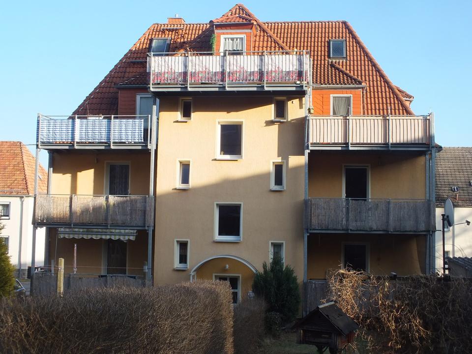 1 ZKB + Balkon in Zwickau-Auerbach, Dachgeschoss-Wohnung mit EBK – Bild 4