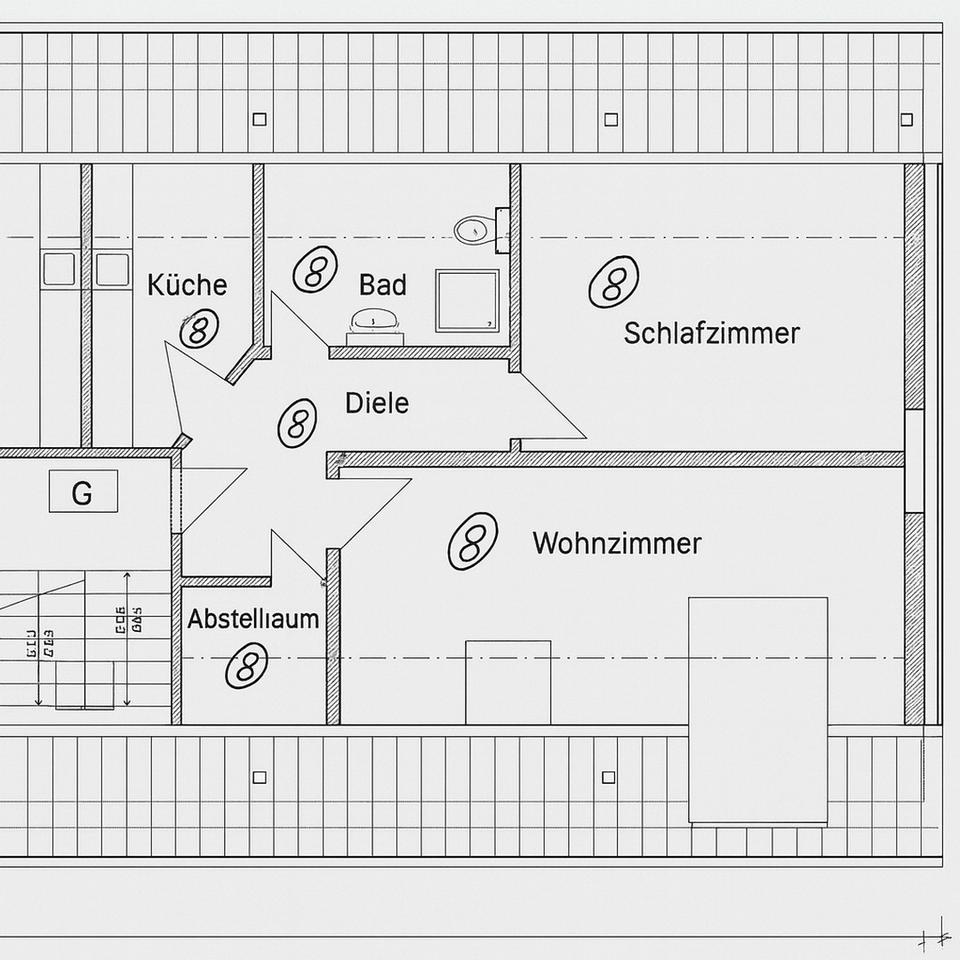 Zentrale 2-Zimmer-Wohnung – Bild 3