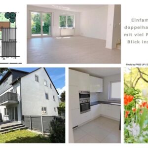 Einfamilienhaus Doppelhaushälfte mit Garten