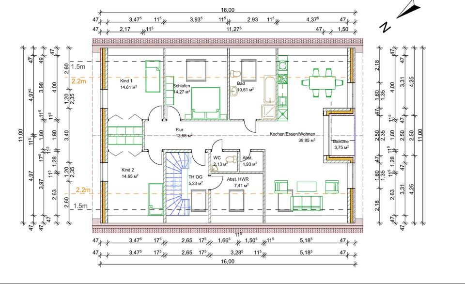 Traumhafte Haushälfte an der Elbe von Privat* Neubau* – Bild 38