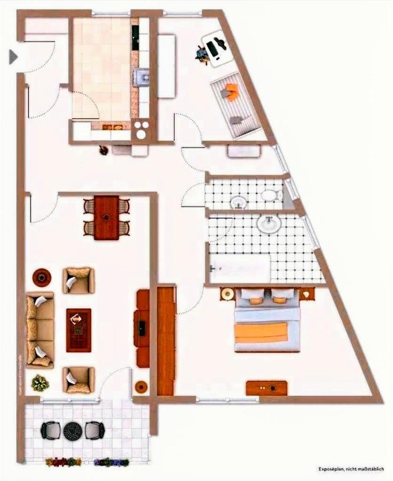 ! Ohne Makler ! Geräumige 3-Zimmer-Wohnung in Villingen, Wöschhalde !!! – Bild 14