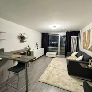 Erstbezug nach Sanierung - Helles, vollmöbliertes 1-Zimmer-Apartment mit Balkon