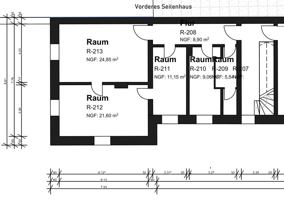 Büroeinheit bspw. mit 6 Arbeitsplätzen und Konferenzraum - Auch als Praxis nutzbar. – Bild 11