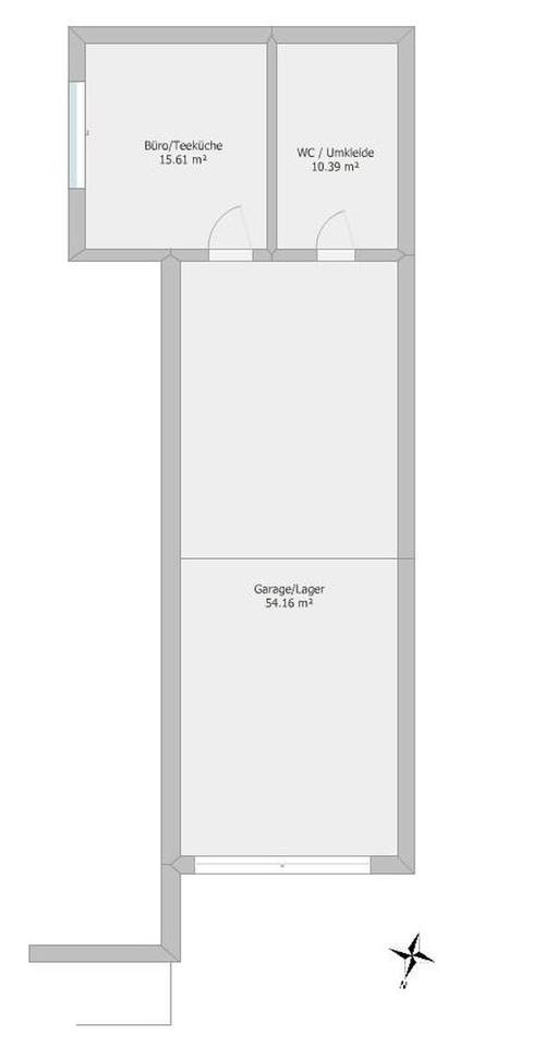Sanierte Büro- oder Ladenfläche + großzügige Garage - auch getrennt anmietbar – Bild 5