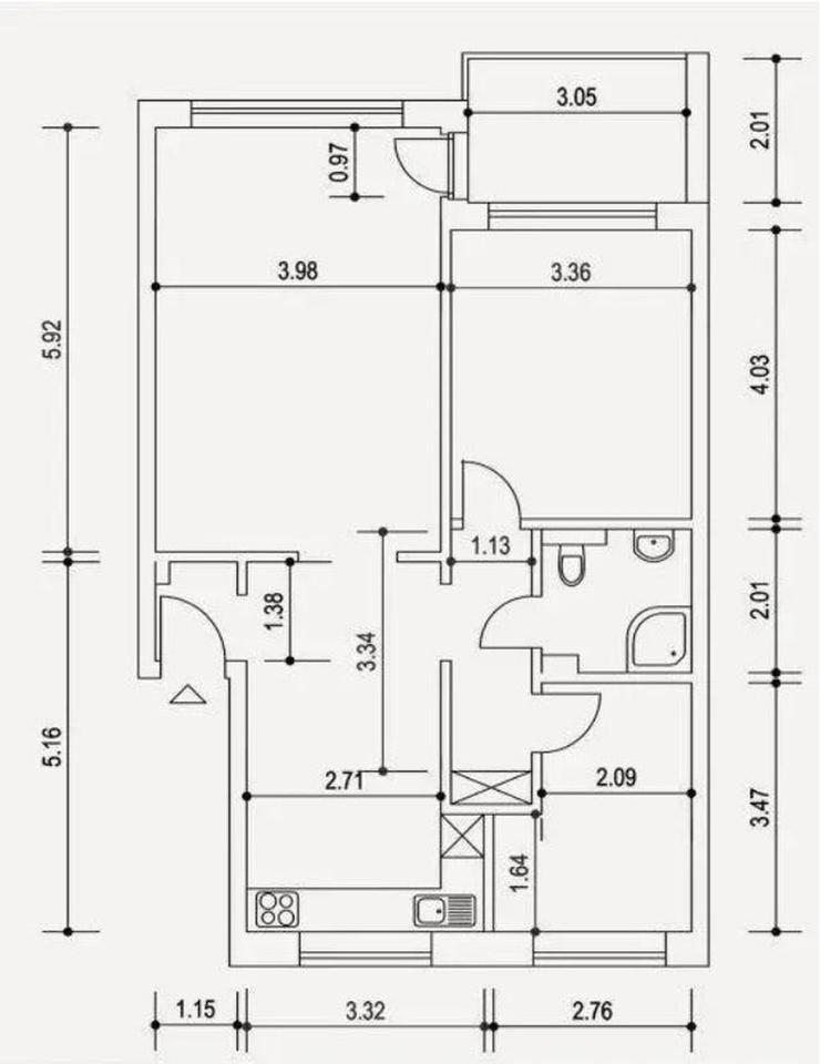 Stilvolle, möblierte 3-Zimmer-Wohnung in Hamburg-Poppenbüttel – Bild 16