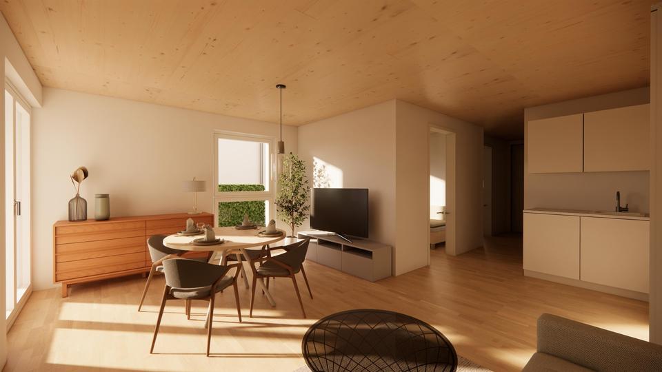 Baustart erfolgt - Tolle 2,5-Zimmer Wohnung mit Balkon – Bild 2