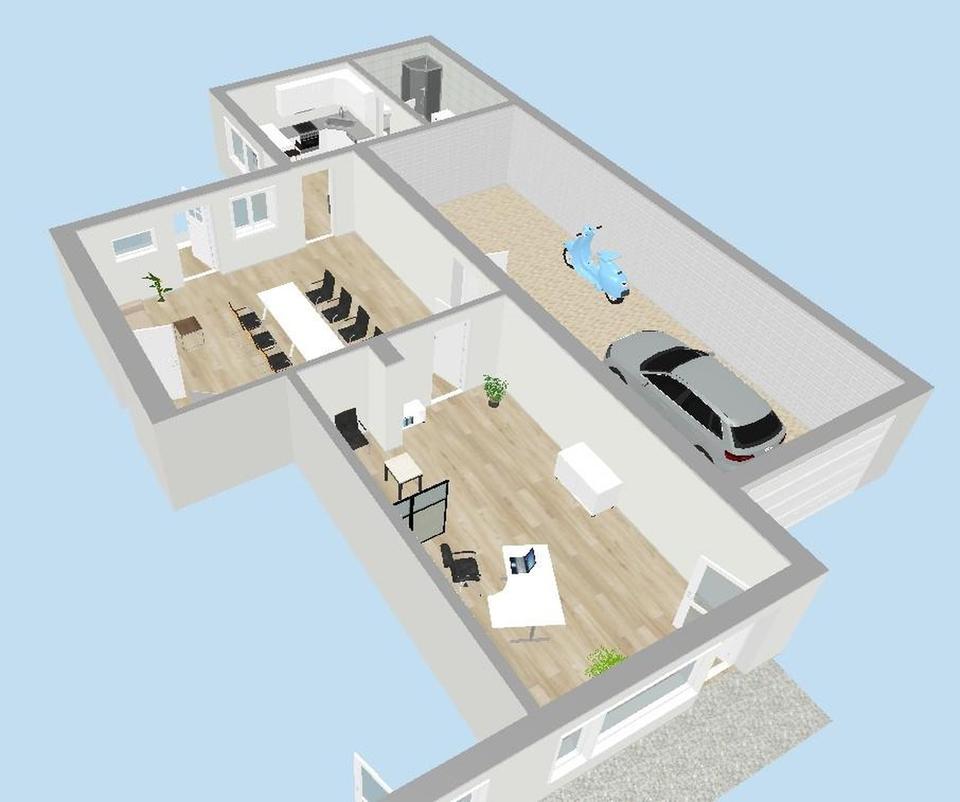 Sanierte Büro- oder Ladenfläche + großzügige Garage - auch getrennt anmietbar – Bild 8