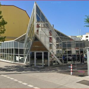 Attraktive Gewerbefläche in markantem Pavillon – Landsberger Straße 452/454, München