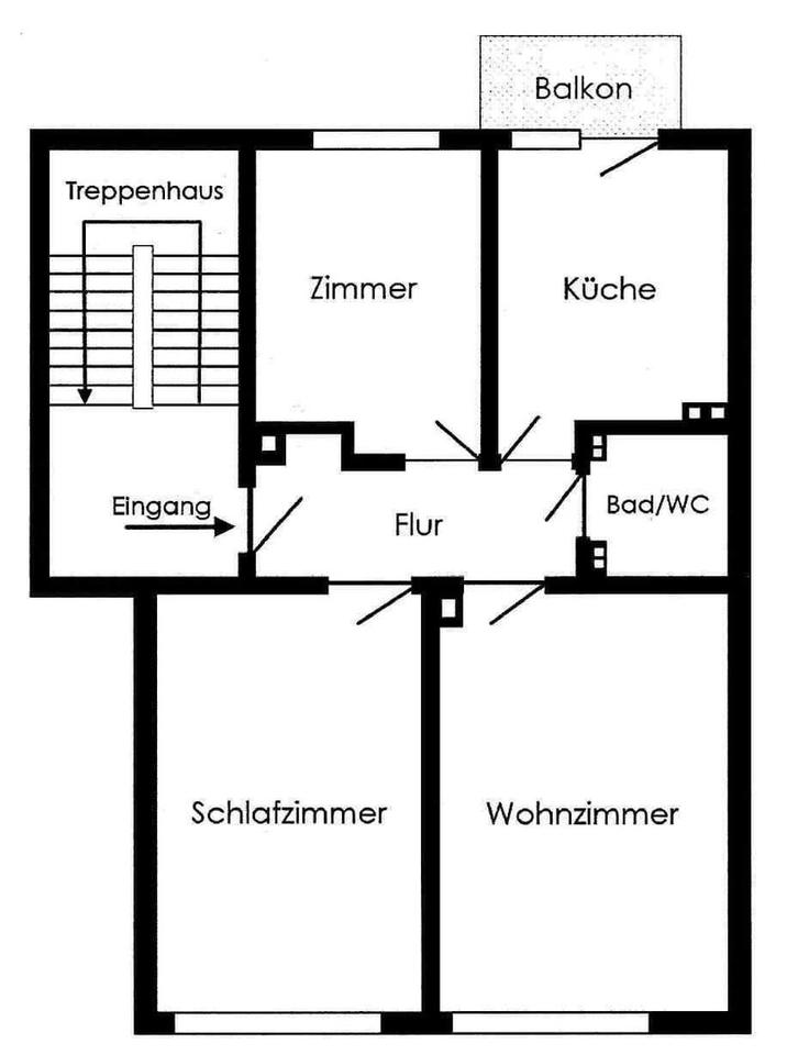 Provisionsfreie und bezugsfreie 3-Zimmer-Wohnung in Nürnberg-St. Leonhard – Bild 7