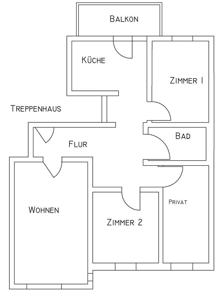 Attraktive, sehr schön möblierte 3-Zimmer Wohnung in Erfurt – Bild 21
