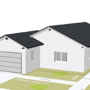 Bungalow mit Garage, ebenerdig, energieeffizient. Optional Grundstück mit Projekt