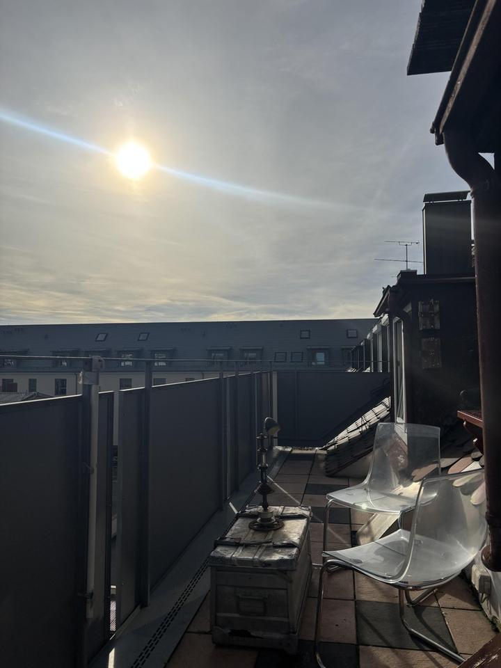 Wohnung über den Dächern von München