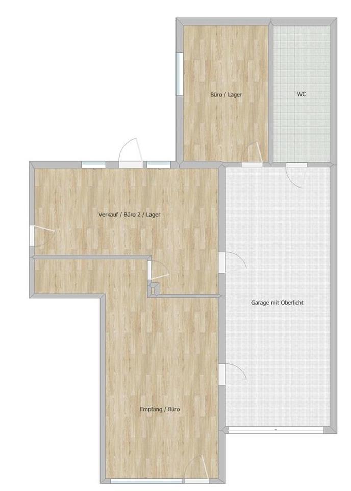 Sanierte Büro- oder Ladenfläche + großzügige Garage - auch getrennt anmietbar – Bild 3