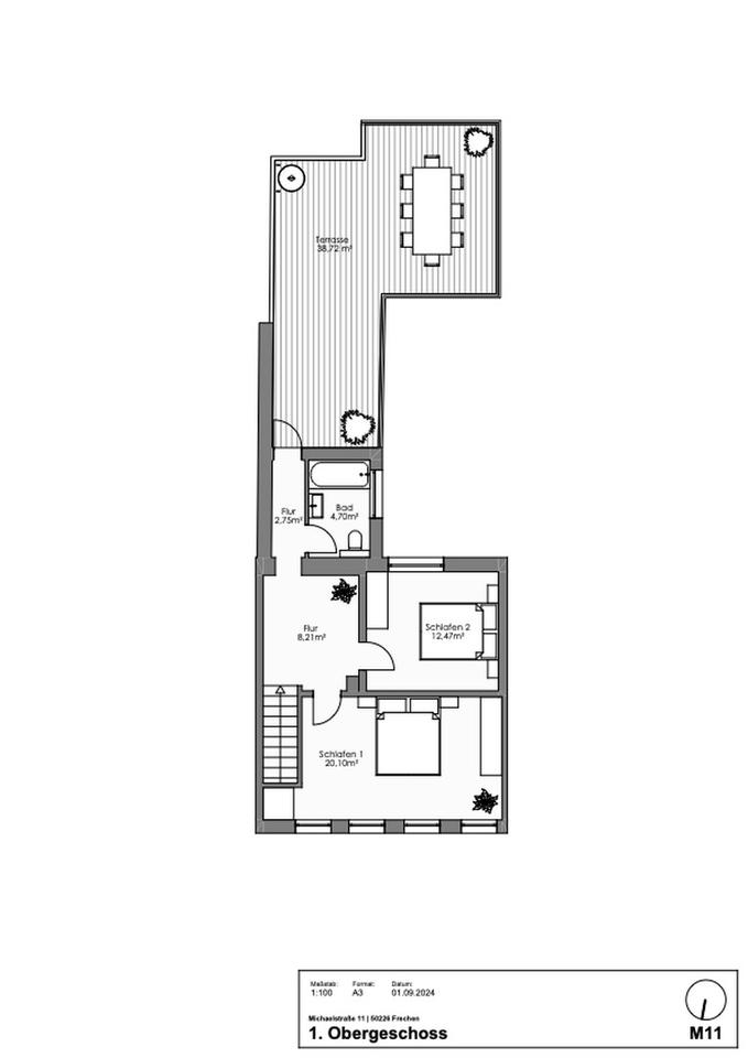 Stadthaus als Erstbezug nach Sanierung im Zentrum Frechens – Bild 38