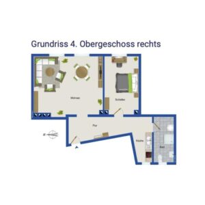 Komplett renovierte 2-Zimmer-Wohnung