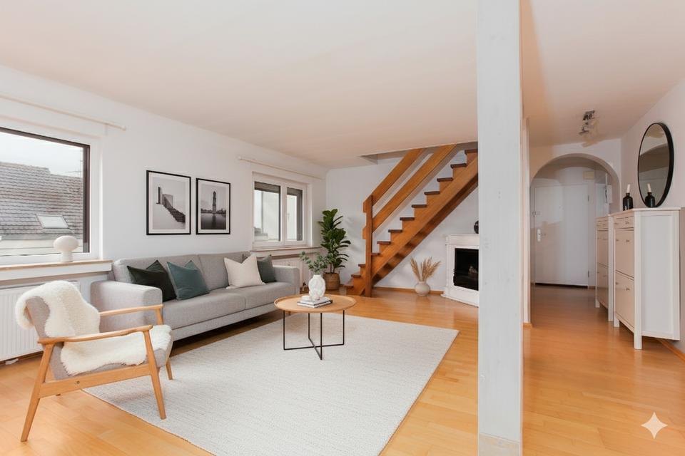 Raum zum Wachsen: Lichtdurchflutete Maisonette mit Dachterrasse – Bild 23