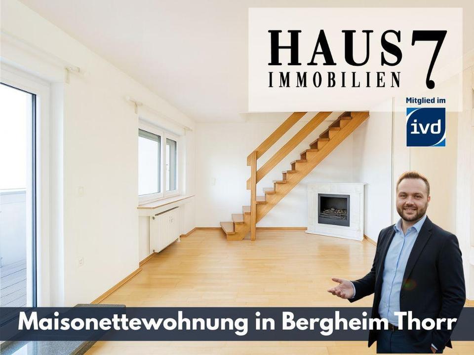 Raum zum Wachsen: Lichtdurchflutete Maisonette mit Dachterrasse