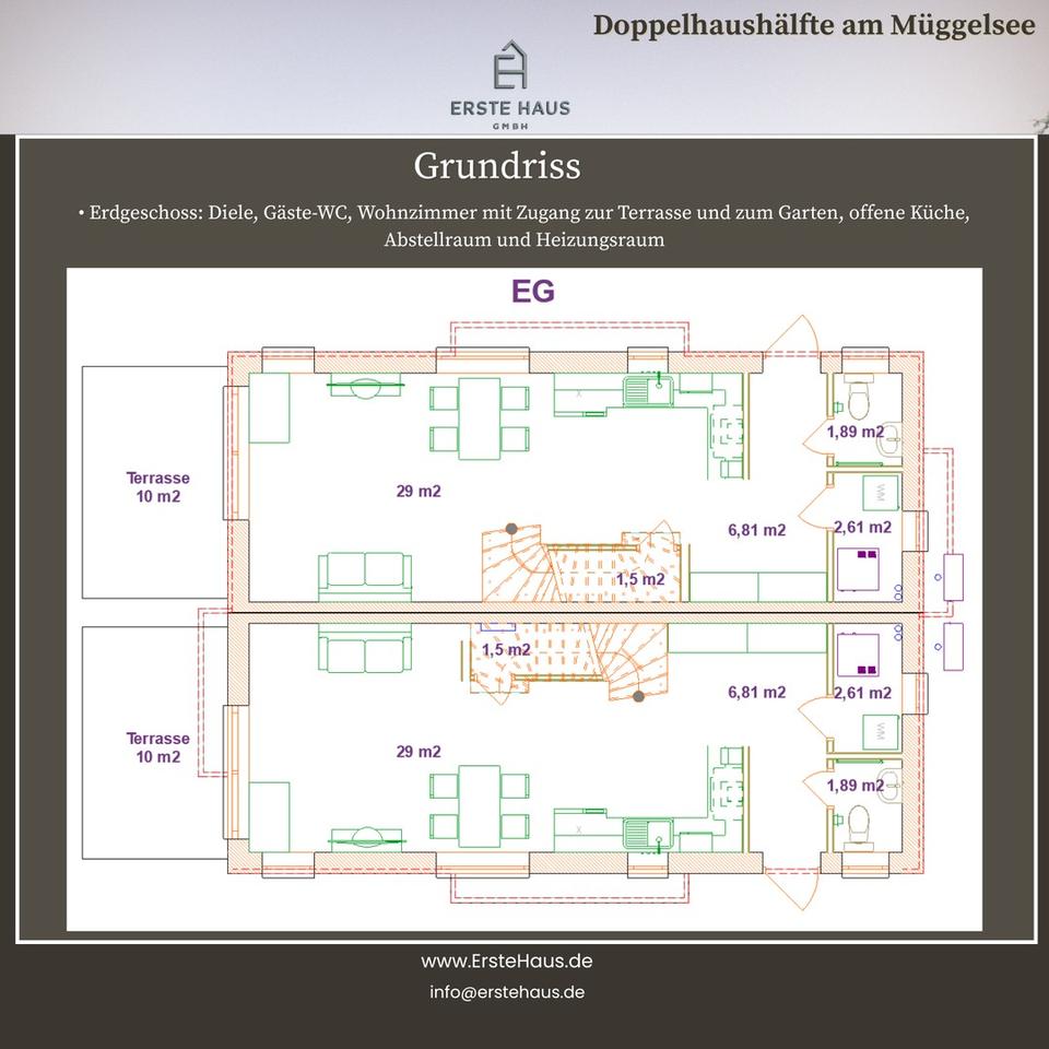 Neubau-Doppelhaushälfte am Müggelsee – 122 m², Effizienzhaus A+, provisionsfrei – Bild 11