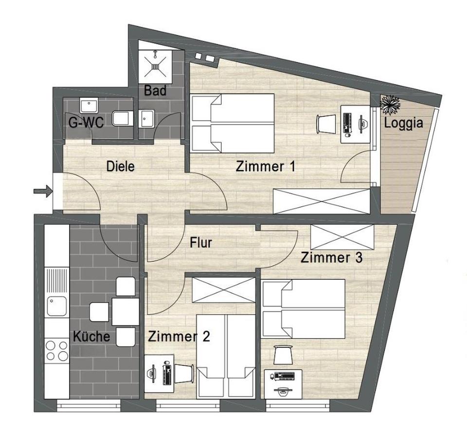 Neugründung 3er WG Düsseldorf Derendorf – Bild 11