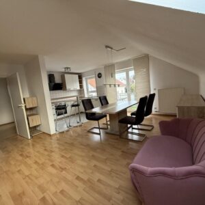 modern möblierte Wohnung mit Balkon in Bad Schönborn - Langenbrücken (nähe S-Bahn Bad Schönborn Süd)