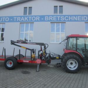 Källefall Rückewagen FB30D mit Kran FB42L Auflaufbremse NEU