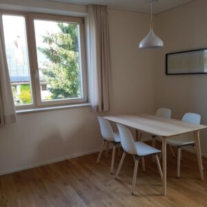 Möb. 2-Zimmer-Appartement in Niedrigenergie-Mehrparteienhaus zu vermieten