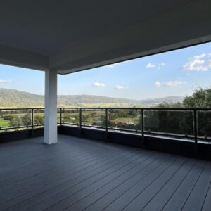 Penthouse mit Panoramaausblick über Odenwald und Burg Breuberg, Wellnessbad mit Sauna