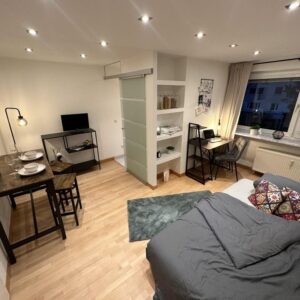 Exklusive, modernisierte 1-Zimmer-Wohnung mit Einbauküche am Luitpoldpark