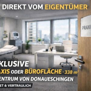 Praxis-/Bürofläche im Zentrum von Donaueschingen