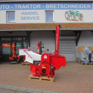 URBAN Grob Holz Hacker TR75 mit Förderband plus Doppelnetz NEU