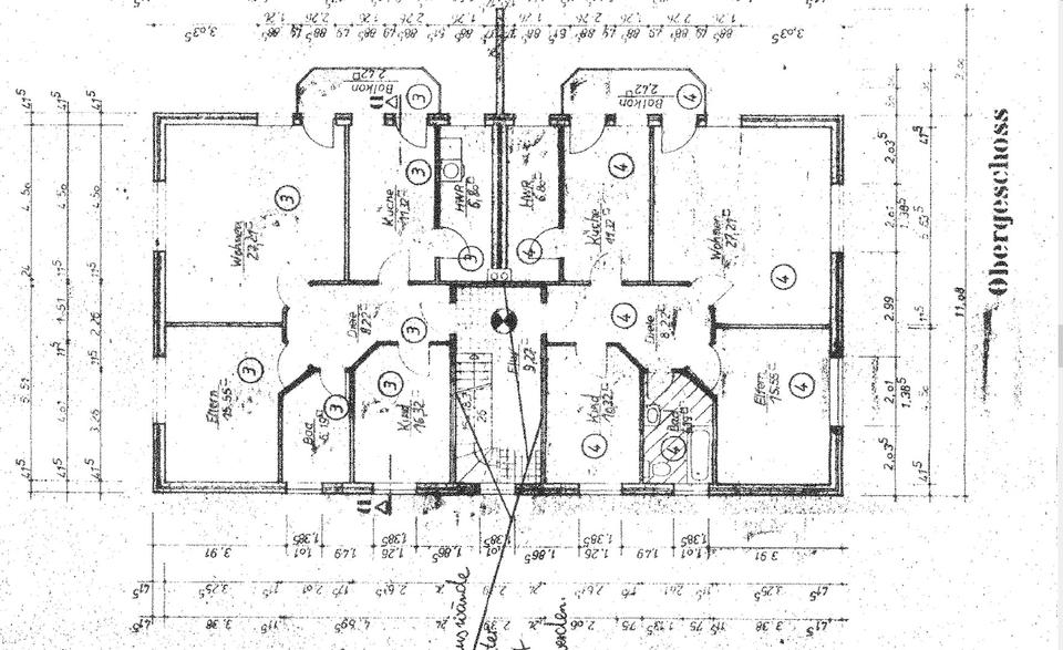 Obergeschosswohnung mit schönem Balkon Stadtnah – Bild 14