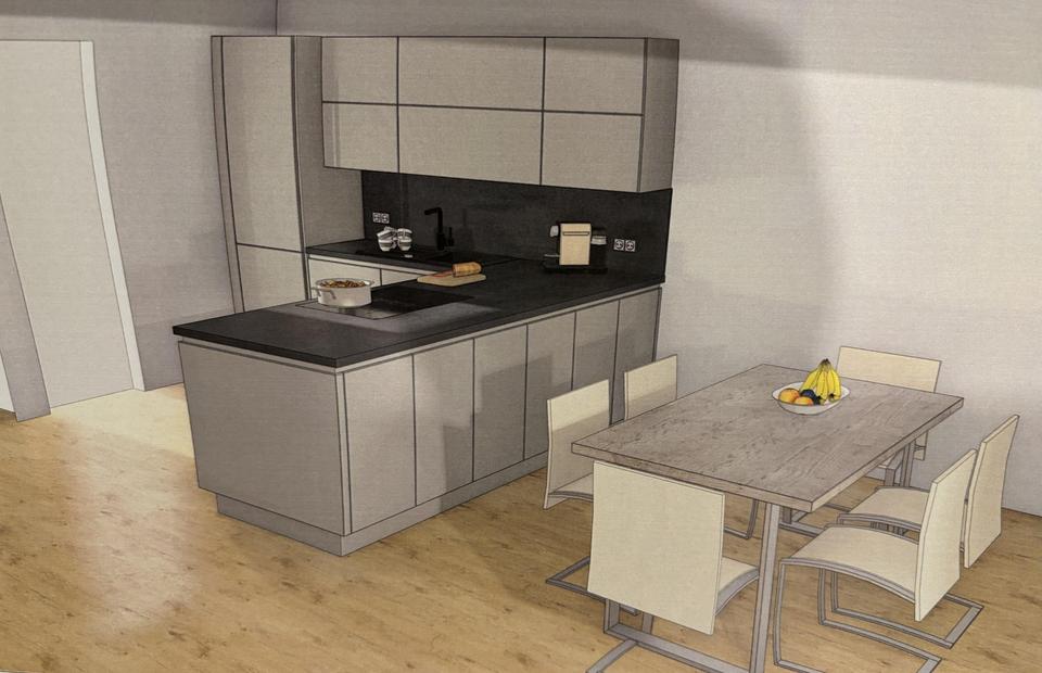 Moderne 4-Zimmer EG-Wohnung mit Terrassen Neubau in Bad Mgh – Bild 8